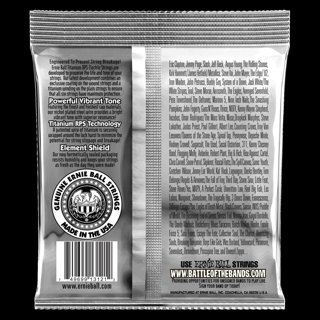 Ernie Ball 3121 Regular Slinky RPS Coated Titanium Electric Guitar Strings