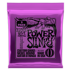 Ernie Ball Power Slinky Classic RnR Electric Guitar Strings 3-Pack 11-48