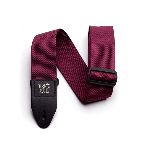 Ernie Ball Polypro Guitar Strap - Burgundy