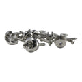 Ernie Ball Nckl Plated Brass Strap Buttons bag of 12