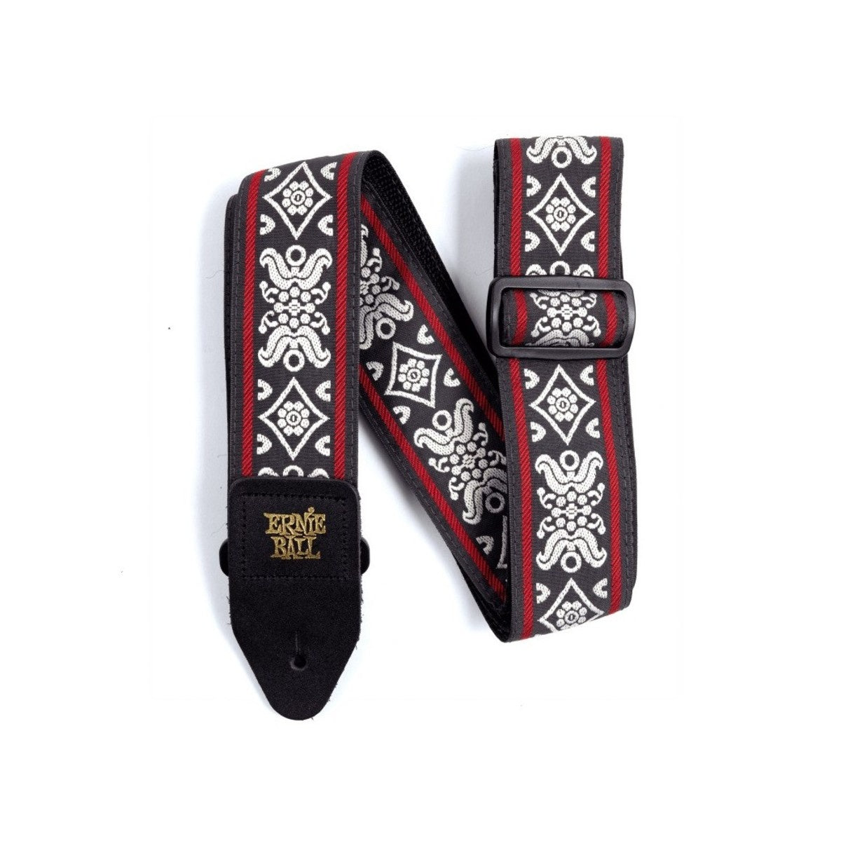 Ernie Ball Blackjack Red Jacquard Strap