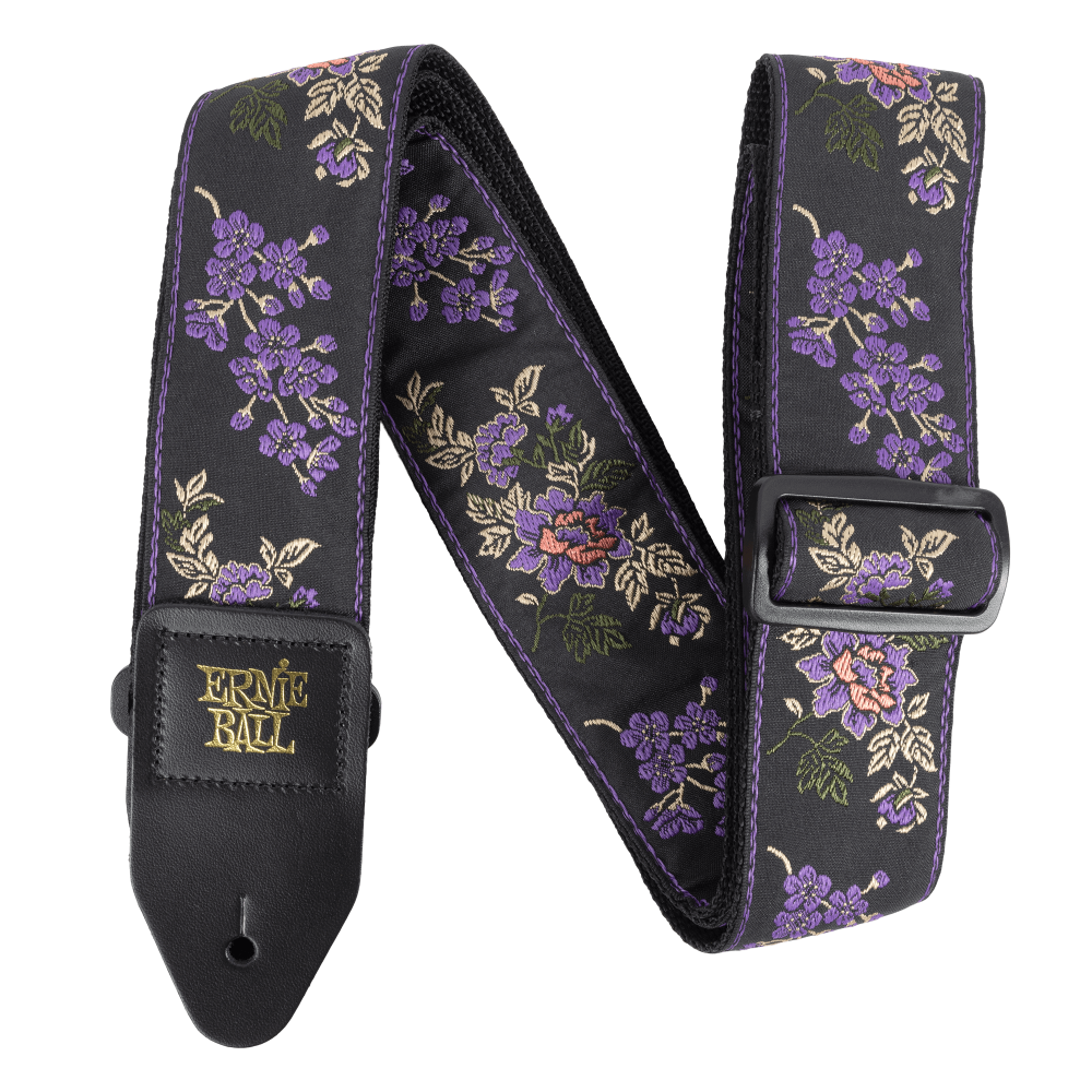 Ernie Ball Classic Jacquard Guitar Strap - Lavender Blossom