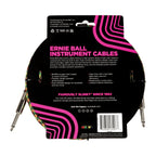 Ernie Ball Braided Instrument Cable Straight/Straight 10ft Good Vibrations