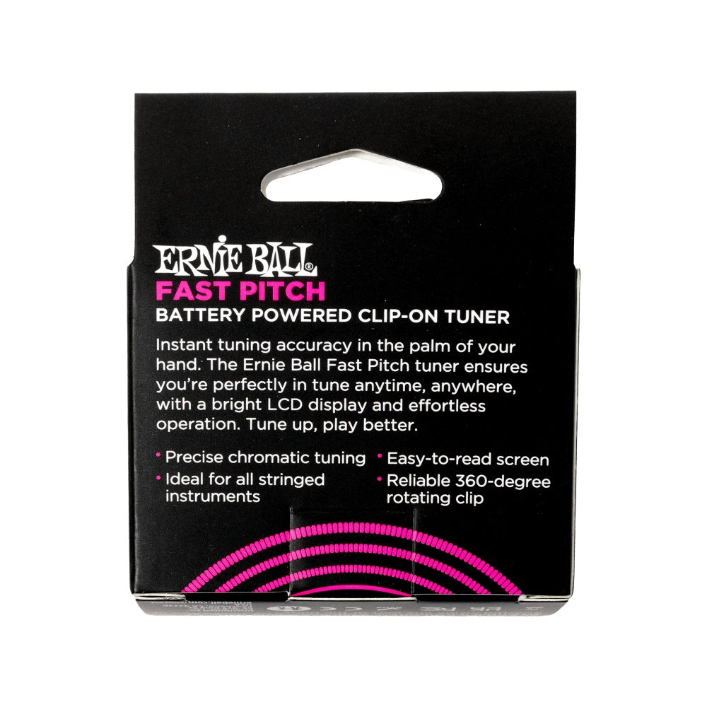 Ernie Ball Fast Pitch Clip On Guitar Tuner