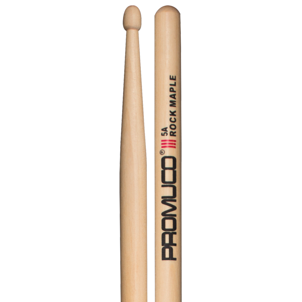 Promuco 18025A Rock Maple 5A Wood Tip Drumsticks