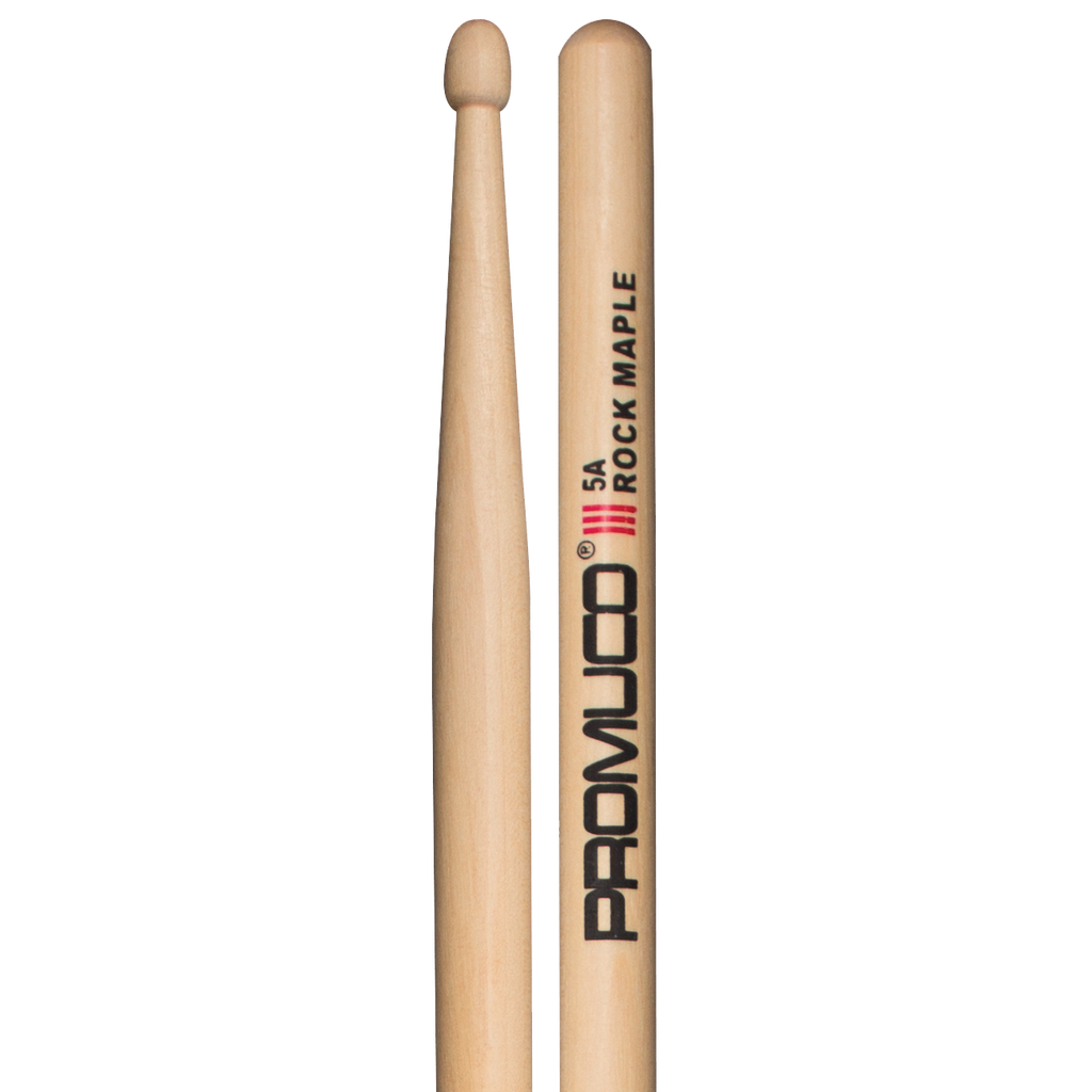 Promuco 18025A Rock Maple 5A Wood Tip Drumsticks