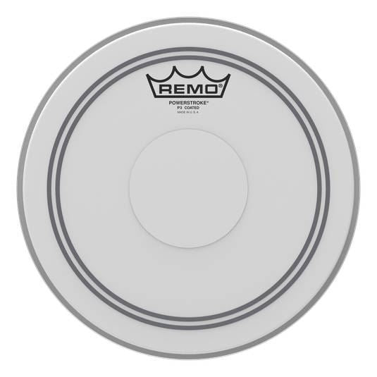 Remo P3-0112-C2 Powerstroke 3 Coated 12 Inch Drumhead with Clear Dot Top Side