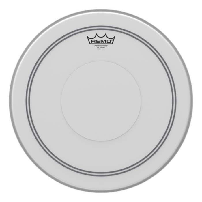 Remo P3-0116-C2 Powerstroke 3 Coated 16 Inch Drumhead with Clear Dot Top Side