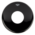 Remo Powerstroke 3 Ebony 20 Bass Drum Head w/8 Centre Hole