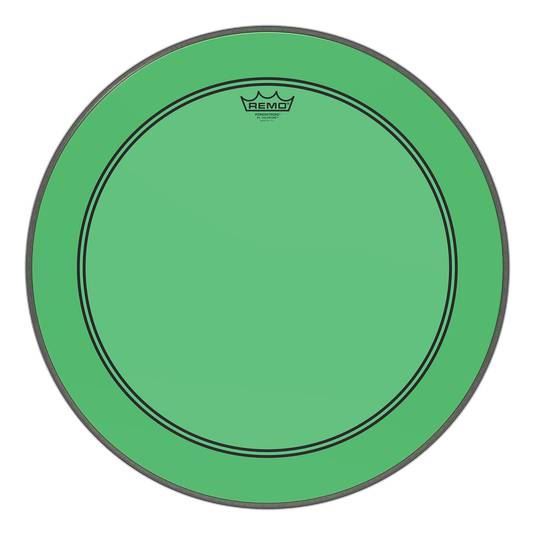 Remo Colortone Powerstroke 3 22in Bass Drum Head in Green