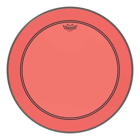 Remo Colortone Powerstroke 3 Red 22inch Bass Drumhead