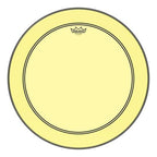 REMO Colortone 22 INCH POWERSTROKE 3 YELLOW BASS DRUM HEAD