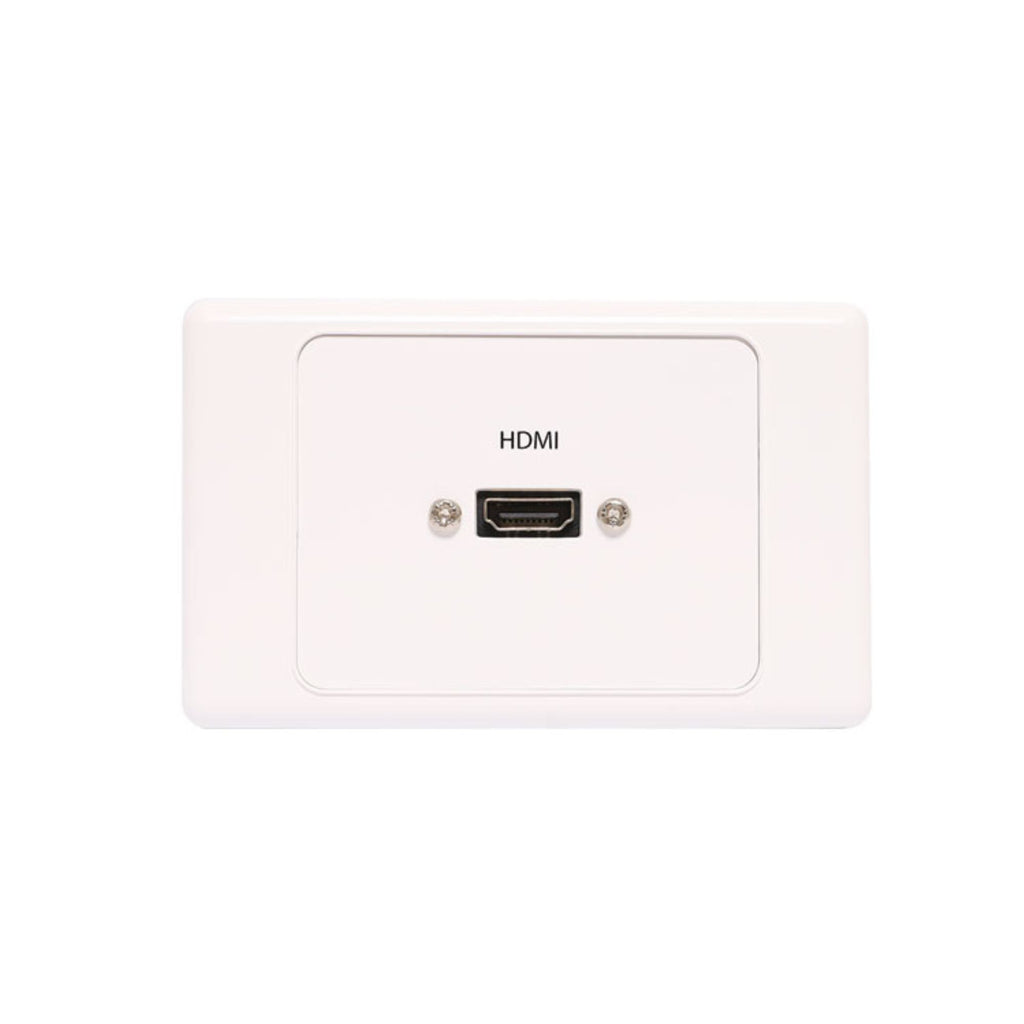 DynaLink P5970 HDMI Single Wallplate Dual Cover with Flyleads