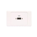 DynaLink P5970 HDMI Single Wallplate Dual Cover with Flyleads