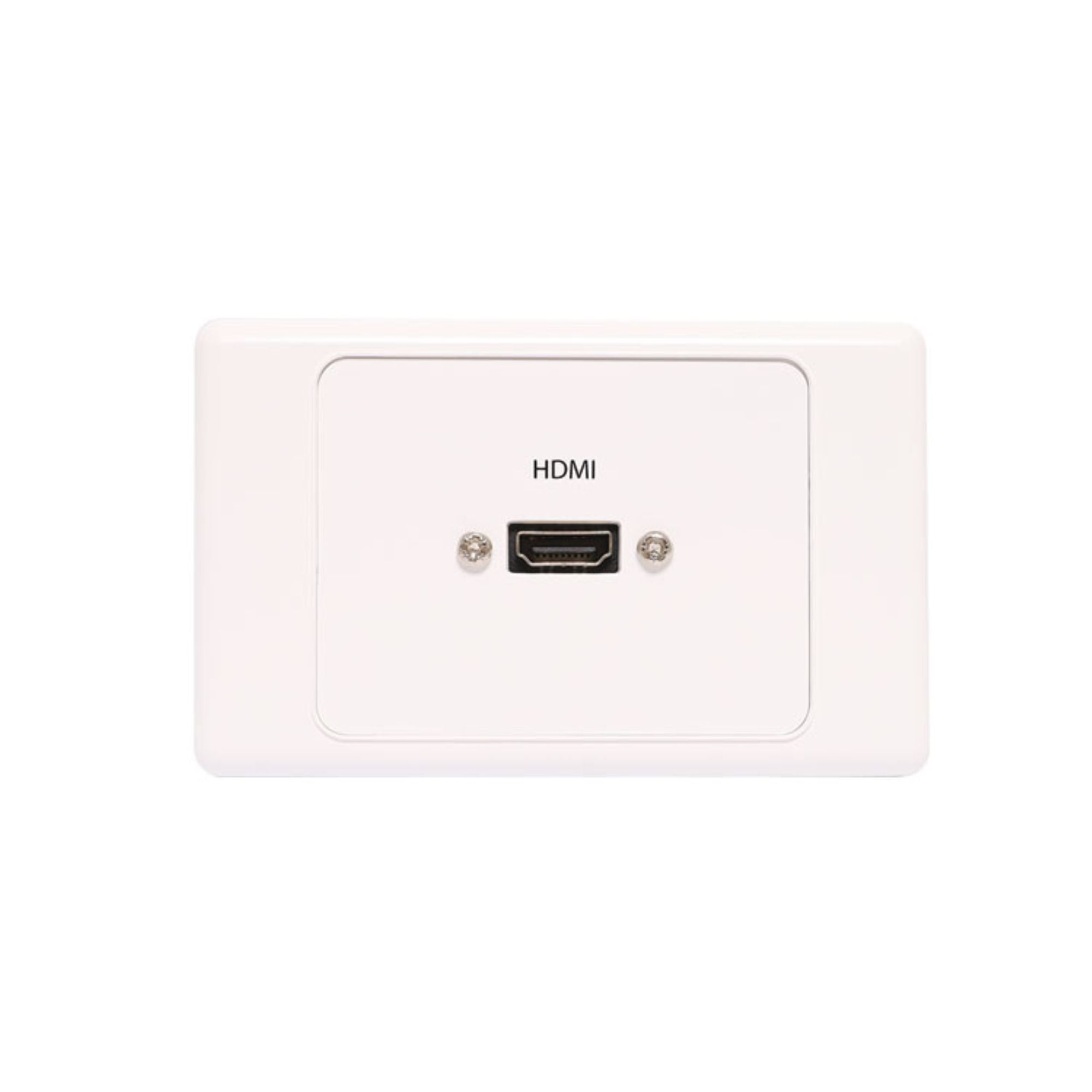 DynaLink P5970 HDMI Single Wallplate Dual Cover with Flyleads