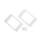 Altronic HDMI 3.5mm single wallplate with dual cover and flyleads, used for PA audio and video connections in wall installations.