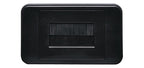 Dynalink Brush Wallplate - Flat Black