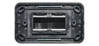 Dynalink Brush Wallplate - Flat Black
