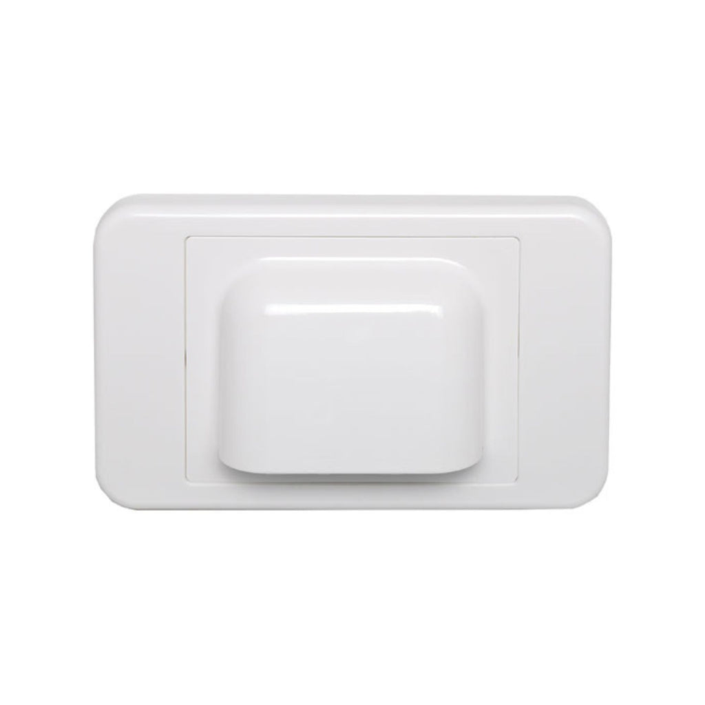 Altronics P6898A White Slimline Shovel Nose Wallplate