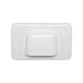 Altronics P6898A White Slimline Shovel Nose Wallplate