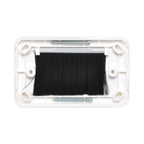 Altronics P6898A White Slimline Shovel Nose Wallplate