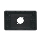 Altronics P8021 Wallplate For D Series Connector in Black