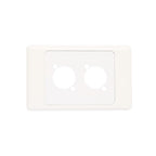 Dynalink Wallplate For Dual D Series Connectors