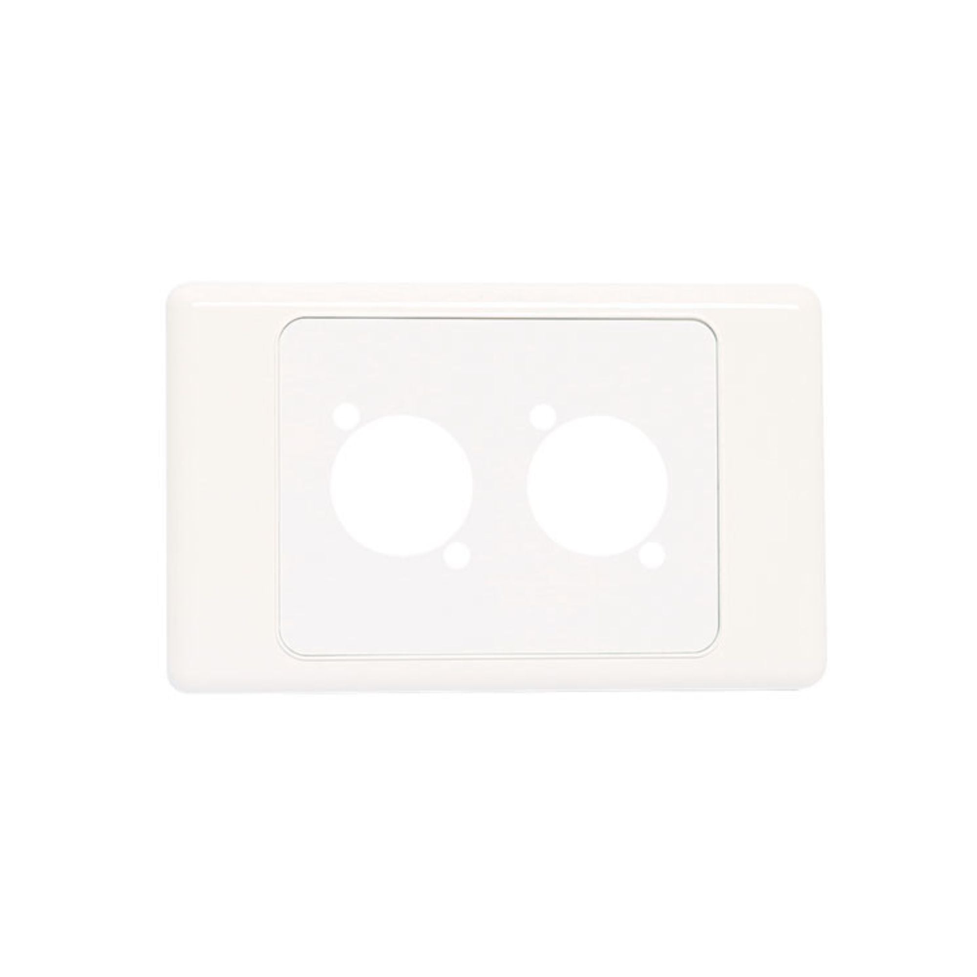 Dynalink Wallplate For Dual D Series Connectors