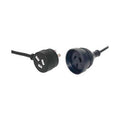 Mains Extension Piggyback Lead 5m in Black