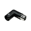 Pig Hog Right Angle XLRM to XLRF Adapter
