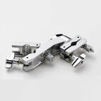 Pearl AX-28 Multi-Clamp Adapter with two holes for drum hardware and accessories, black metal finish.