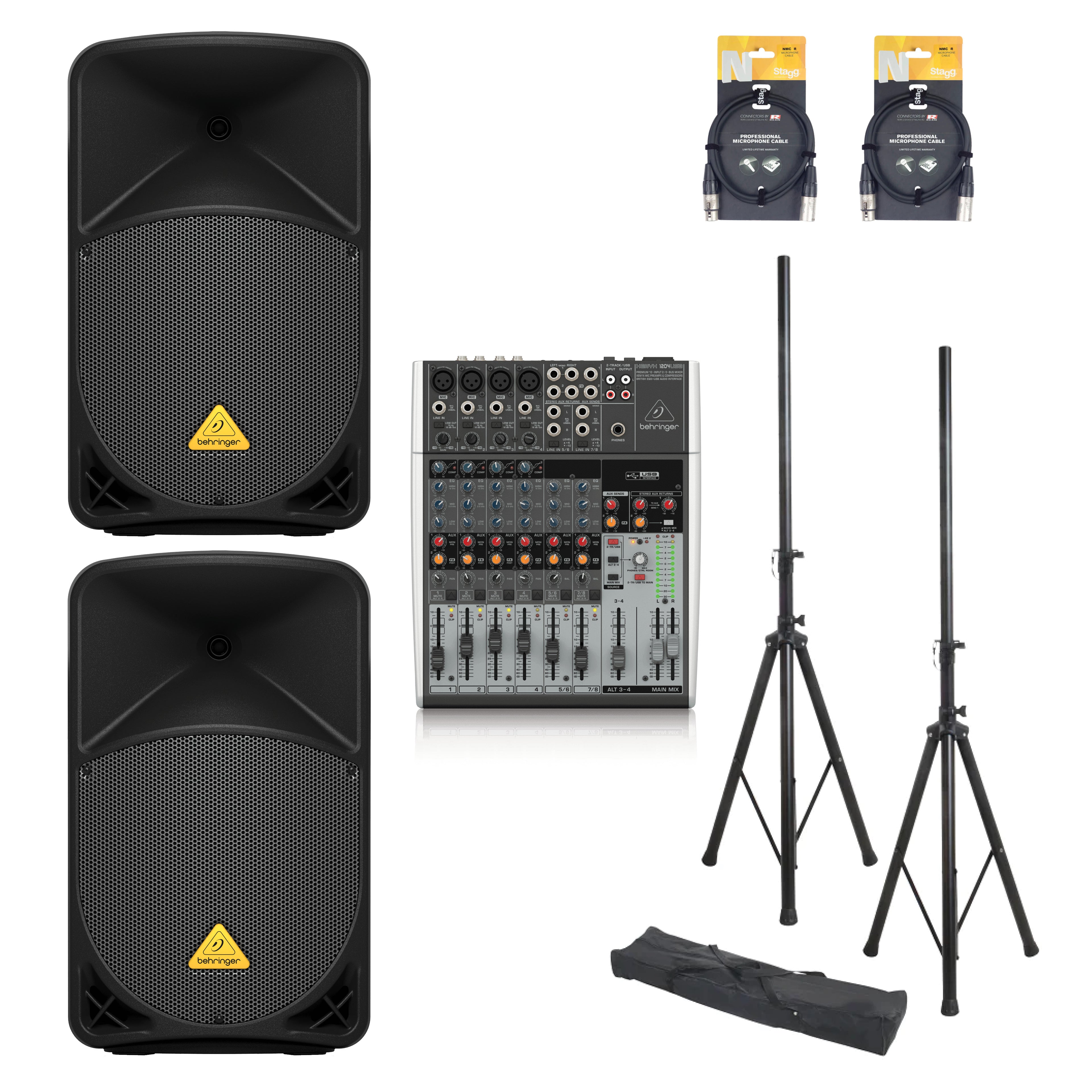 Basic Solo/Duo bundle from Mega Music featuring musical instruments and accessories for solo or duo performances.