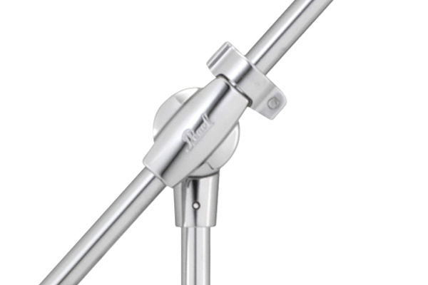 Pearl CH-1030B cymbal boom arm with gyro-lock tilter, showcasing adjustable height and sturdy construction for drummers.