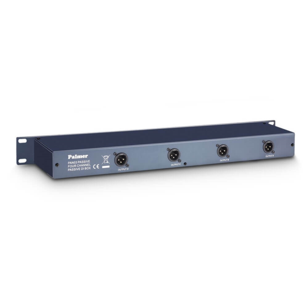 Palmer PAN03 19 Rackmountable 4-Channel Passive DI Box