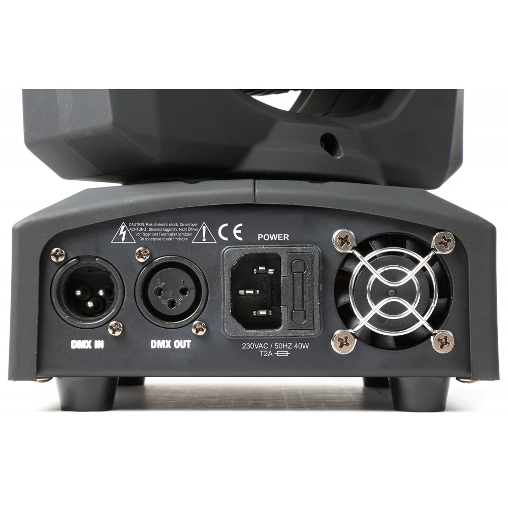 Beamz Panther 25 LED Moving Head Spot with IRC