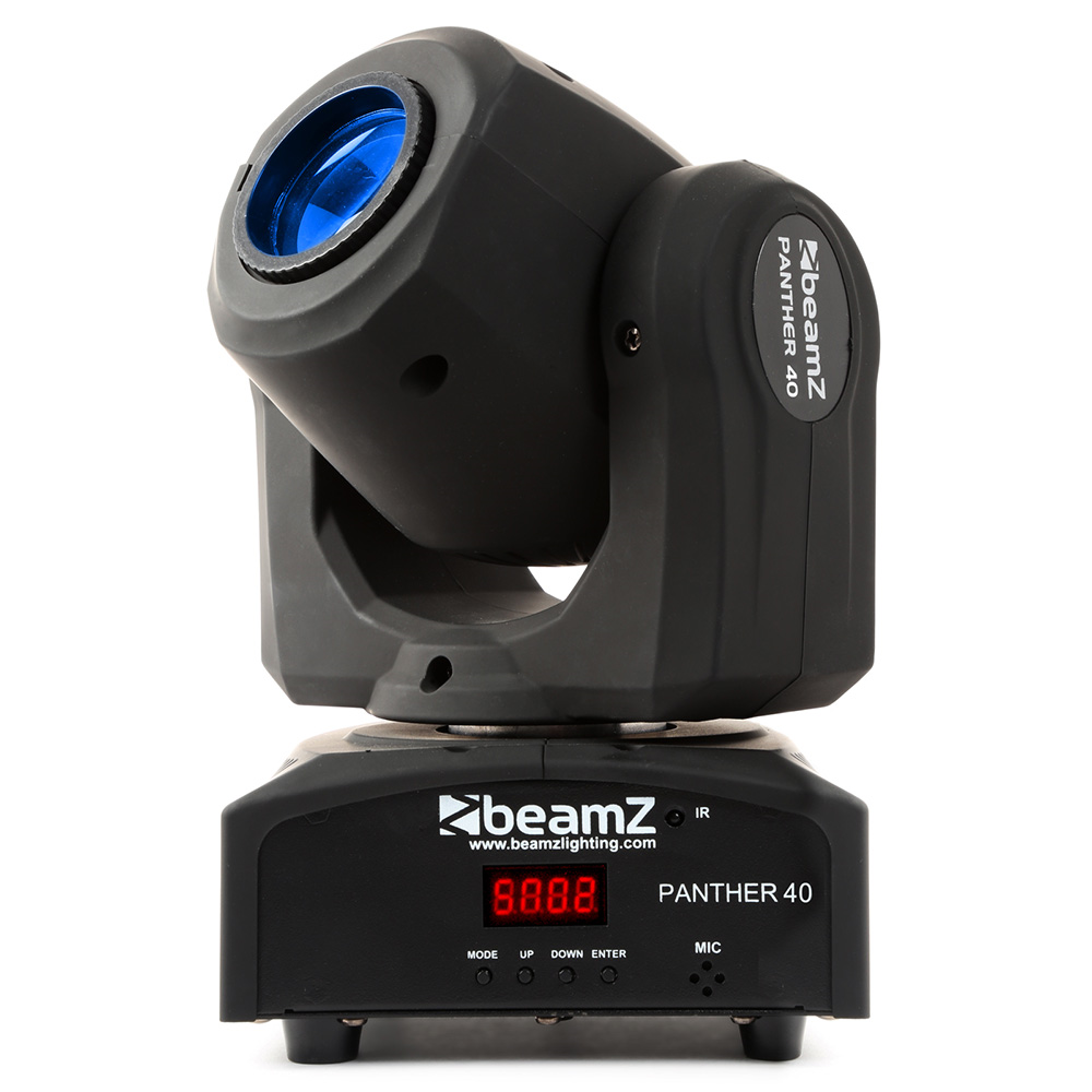 Beamz Panther 40 LED Moving Head Spot with IRC