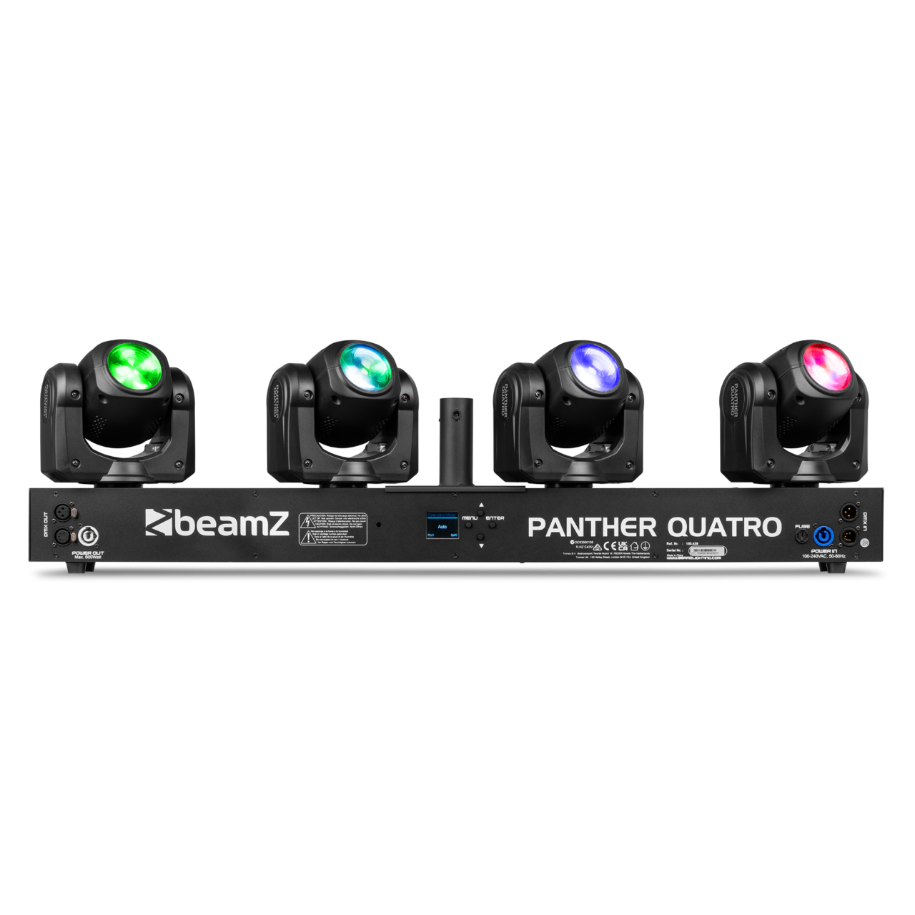 BeamZ PANTHER-QUATTRO Moving Head Bar w/4x 40W RGBW Beams
