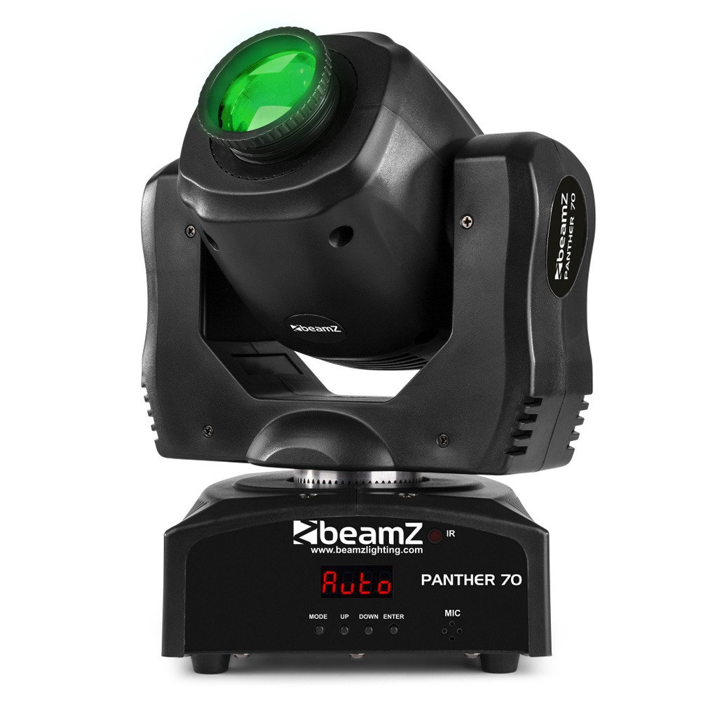 Beamz Panther 70 LED Moving Head Spot with IRC