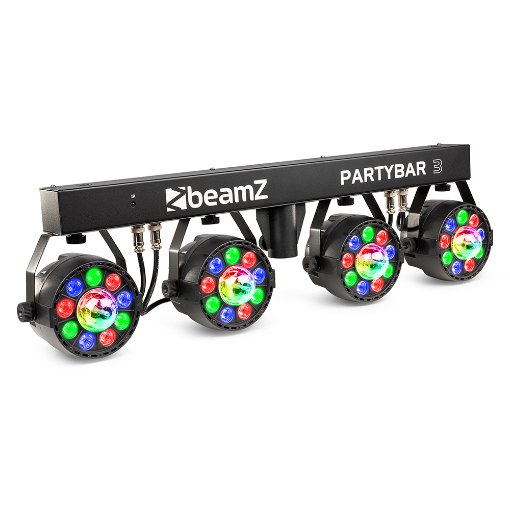 Beamz PartyBar 3 All-In-One LED DJ Lighting System