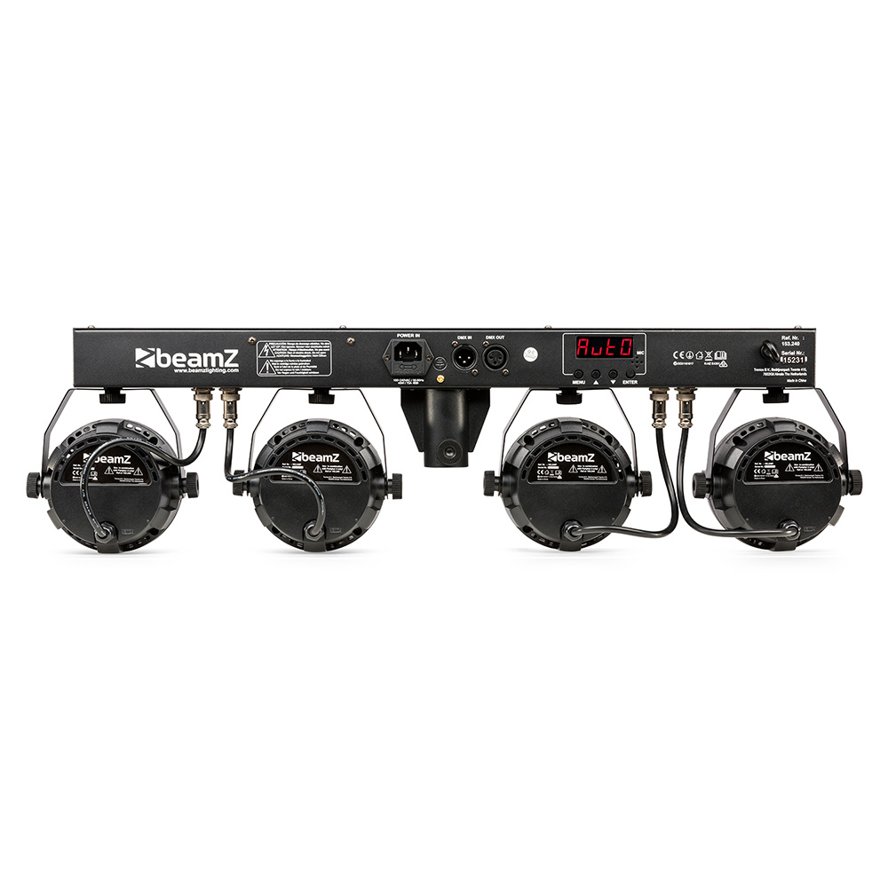 Beamz PartyBar 3 All-In-One LED DJ Lighting System