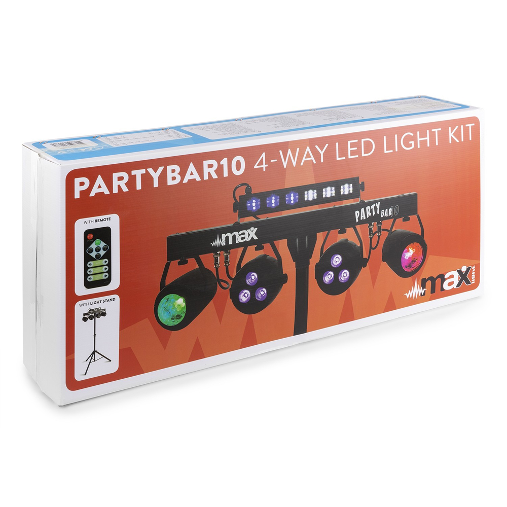 MAX Partybar10 Multi-Effects Bar