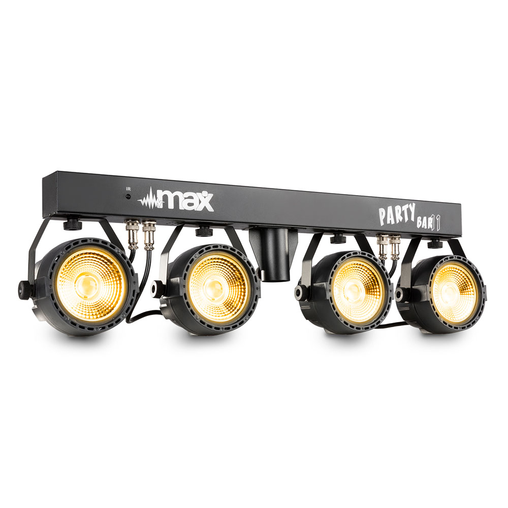 MAX PartyBar11 ‚Äì 4x 20W 3-in-1 COB LEDs