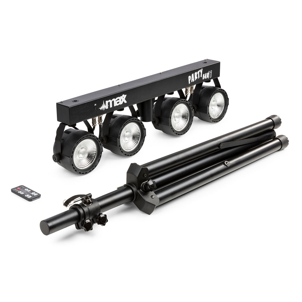 MAX PartyBar11 ‚Äì 4x 20W 3-in-1 COB LEDs