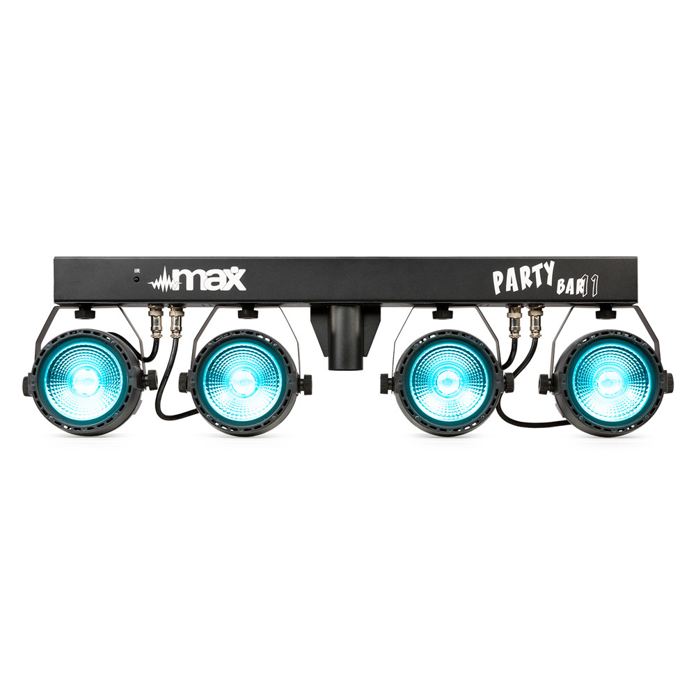 MAX PartyBar11 ‚Äì 4x 20W 3-in-1 COB LEDs