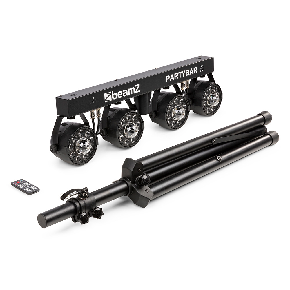 Beamz PartyBar 3 All-In-One LED DJ Lighting System