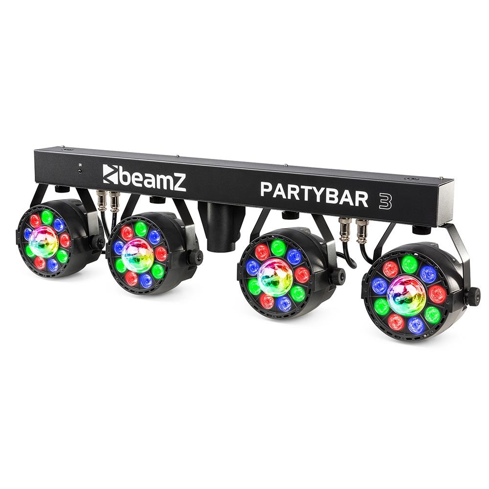 Beamz PartyBar 3 All-In-One LED DJ Lighting System
