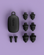 Alpine PartyPlug Earplugs Pack w/Case (-19dB) - Black