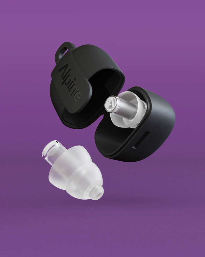 Alpine PartyPlug Pro EarPlug Pros Pack w/Case (-21dB) - Transparent