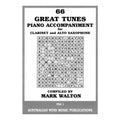 Hal Leonard 66 Great Tunes Saxophone/Clarinet Piano Accompaniment Book