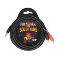 Pighog 10ft Stereo Breakout Cable 3.5mm to Dual RCA